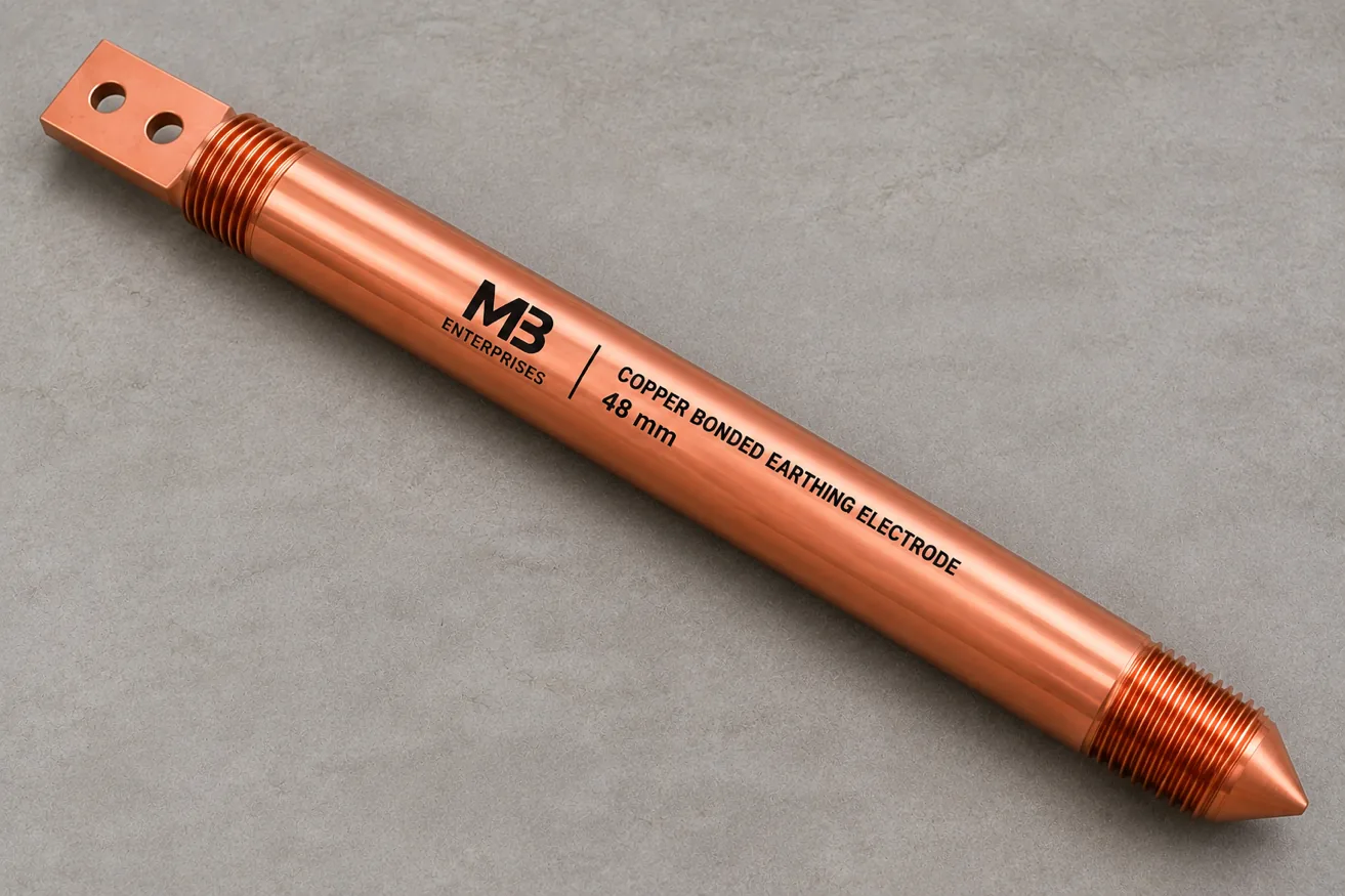 48mm copper bonded earthing electrode supplier in Greater Noida